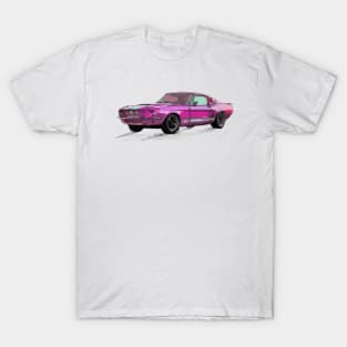 Classic Mustang Pink T-Shirt